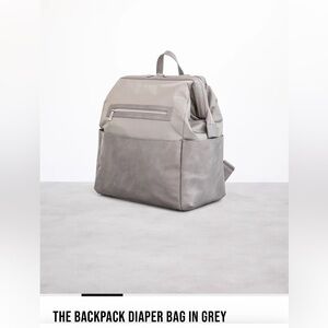 THE BACKPACK DIAPER BAG IN GREY
$180 like new 
COLOR Grey